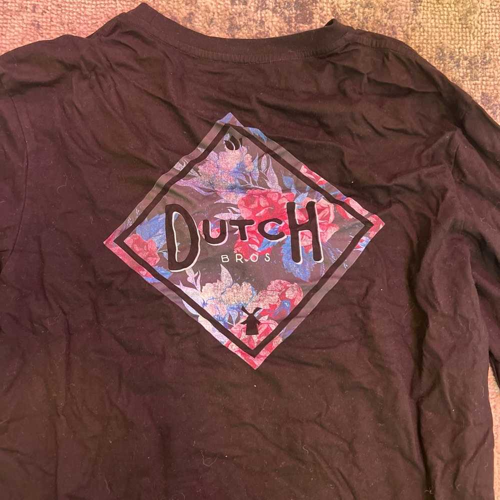 Dutch Bros vintage floral Long Sleeve - image 4