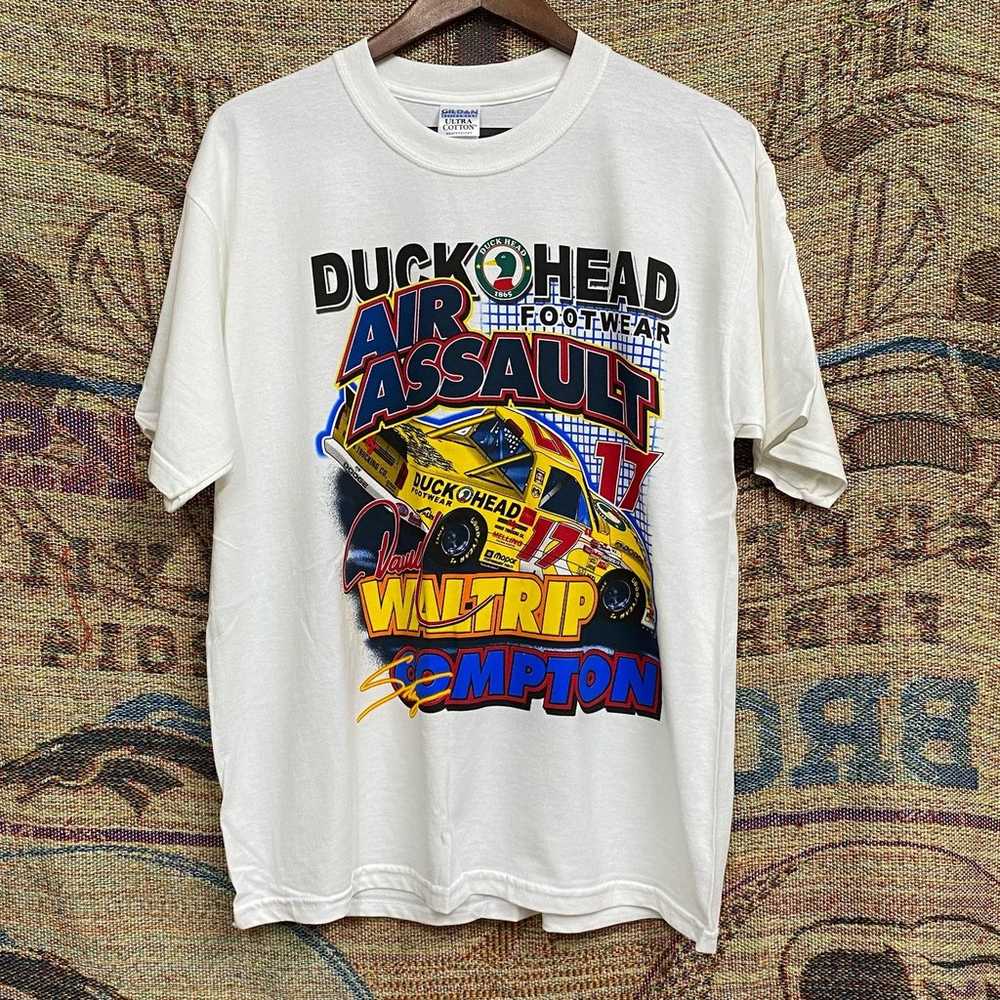 Vintage Darrell Waltrip Duck Head NASCAR Tee - image 1