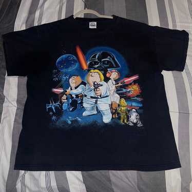 Vintage family guy Star Wars tee - image 1