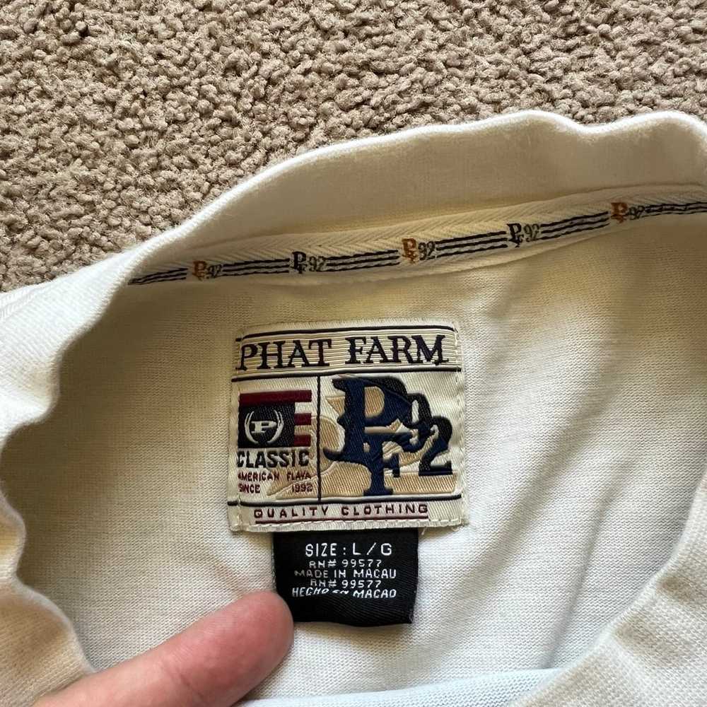 Vintage Phat Farm All Over Print Long Sleeve Shir… - image 4