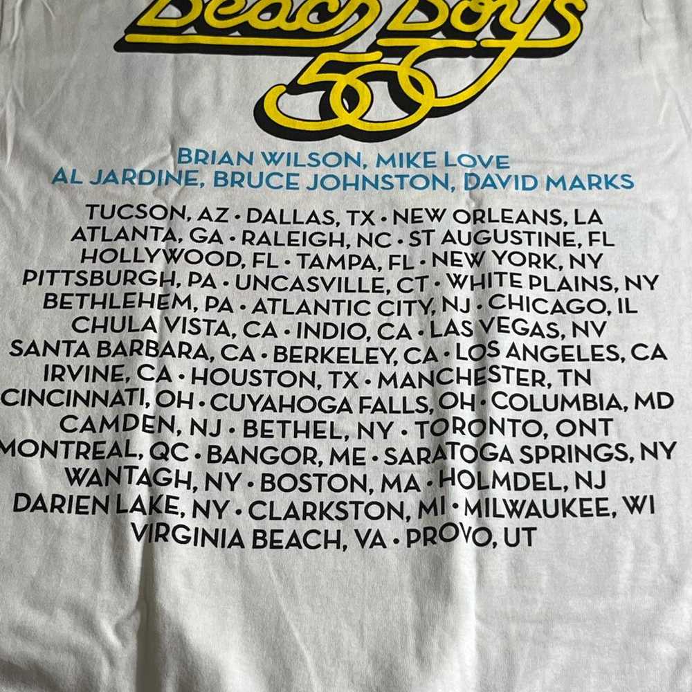 The Beach Boys T-shirt 50th Anniversary Tour Shir… - image 5