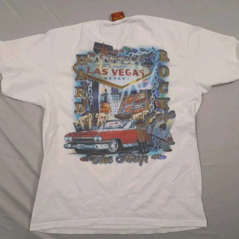 Hard Rock Cafe graphic t-shirt las vegas mens lar… - image 1