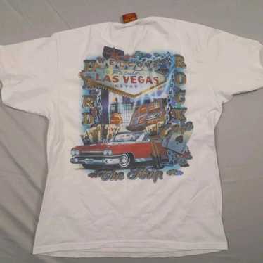 Hard Rock Cafe graphic t-shirt las vegas mens lar… - image 1