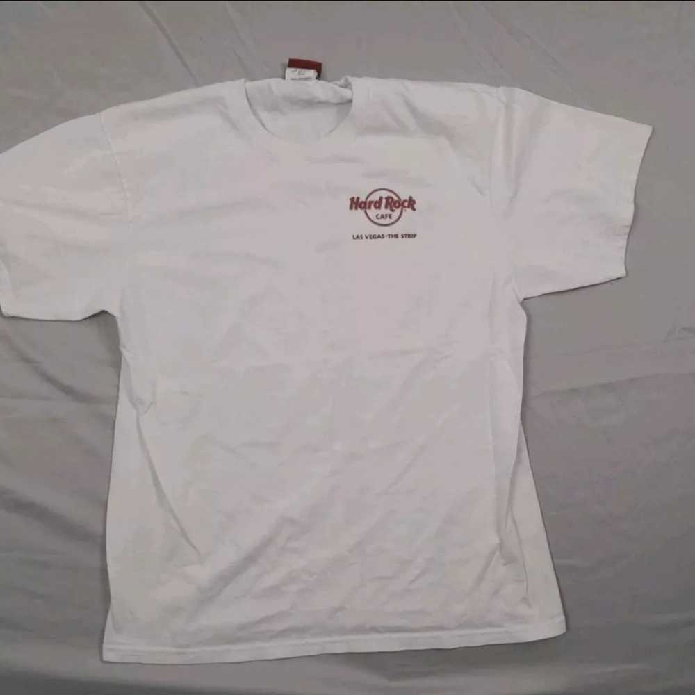 Hard Rock Cafe graphic t-shirt las vegas mens lar… - image 2