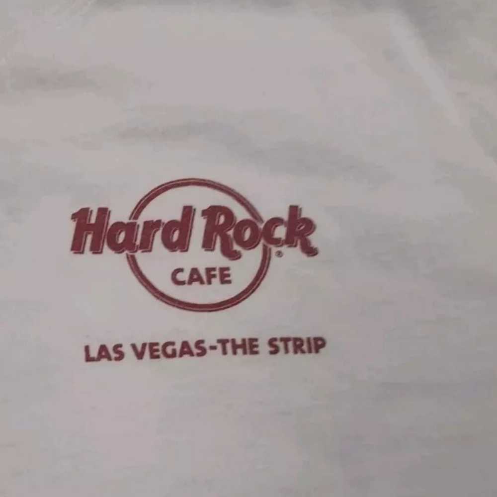 Hard Rock Cafe graphic t-shirt las vegas mens lar… - image 4