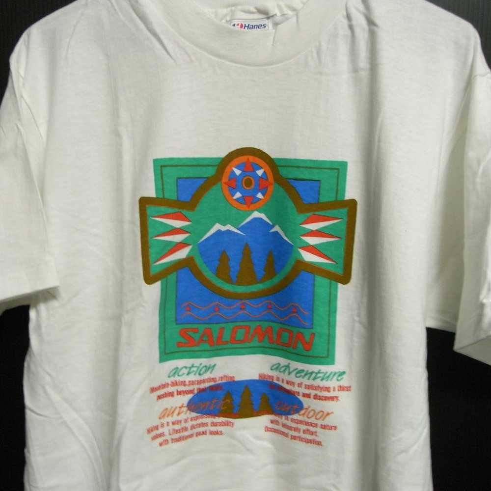 90s Salomon T-shirt, size large, brand new with t… - image 3