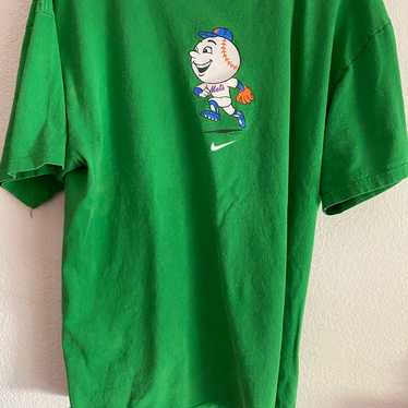 Vintage Nike Mr Met shirt NY Mets MLB supreme bape - image 1