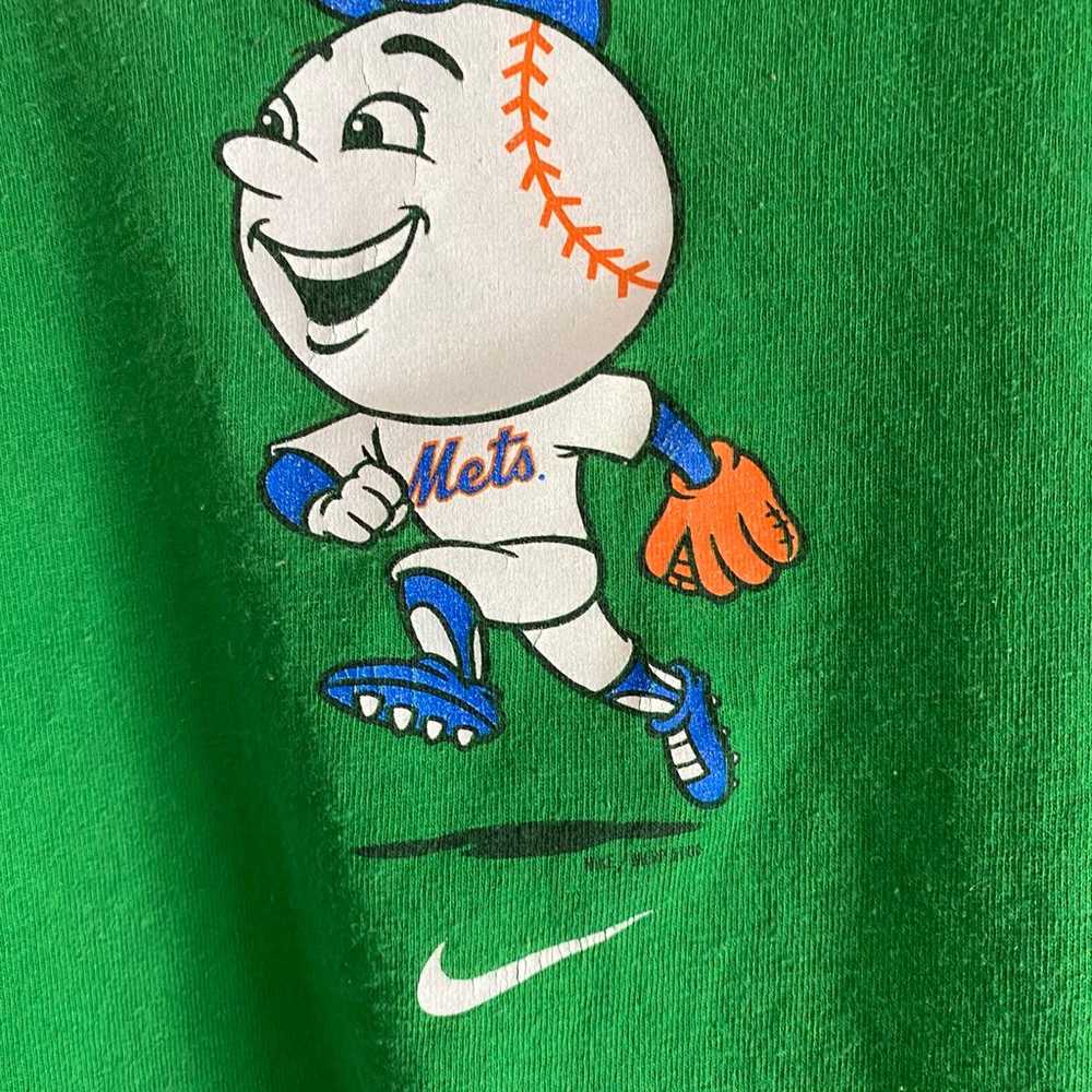 Vintage Nike Mr Met shirt NY Mets MLB supreme bape - image 2