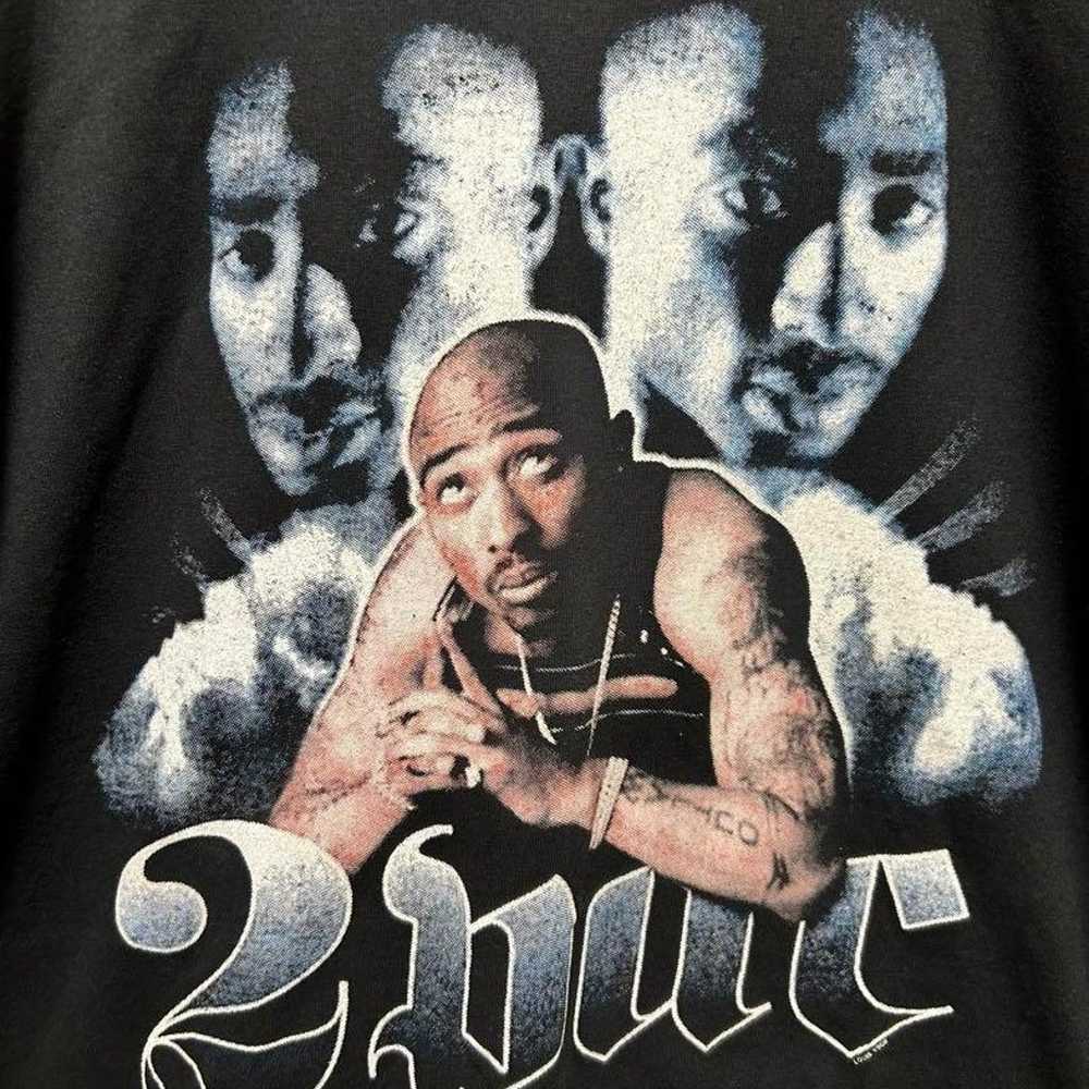 Excellent condition ✨ 2Pac T-shirt XL black rap T… - image 3