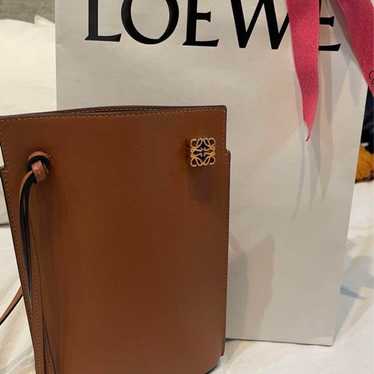 【Excellent Condition】Loewe Dice Pocket Shoulder Ba