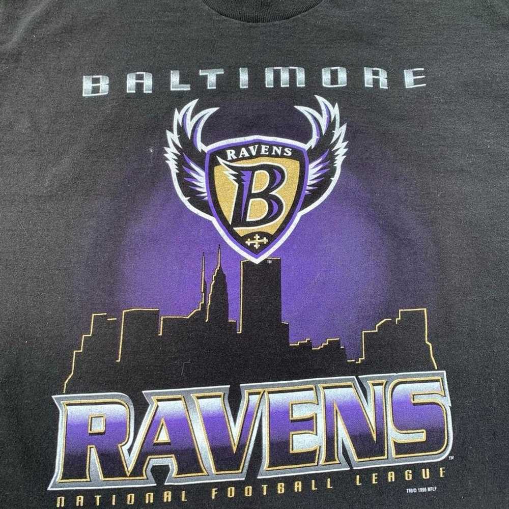 Vintage Pro Player Black Baltimore Ravens City Sk… - image 2