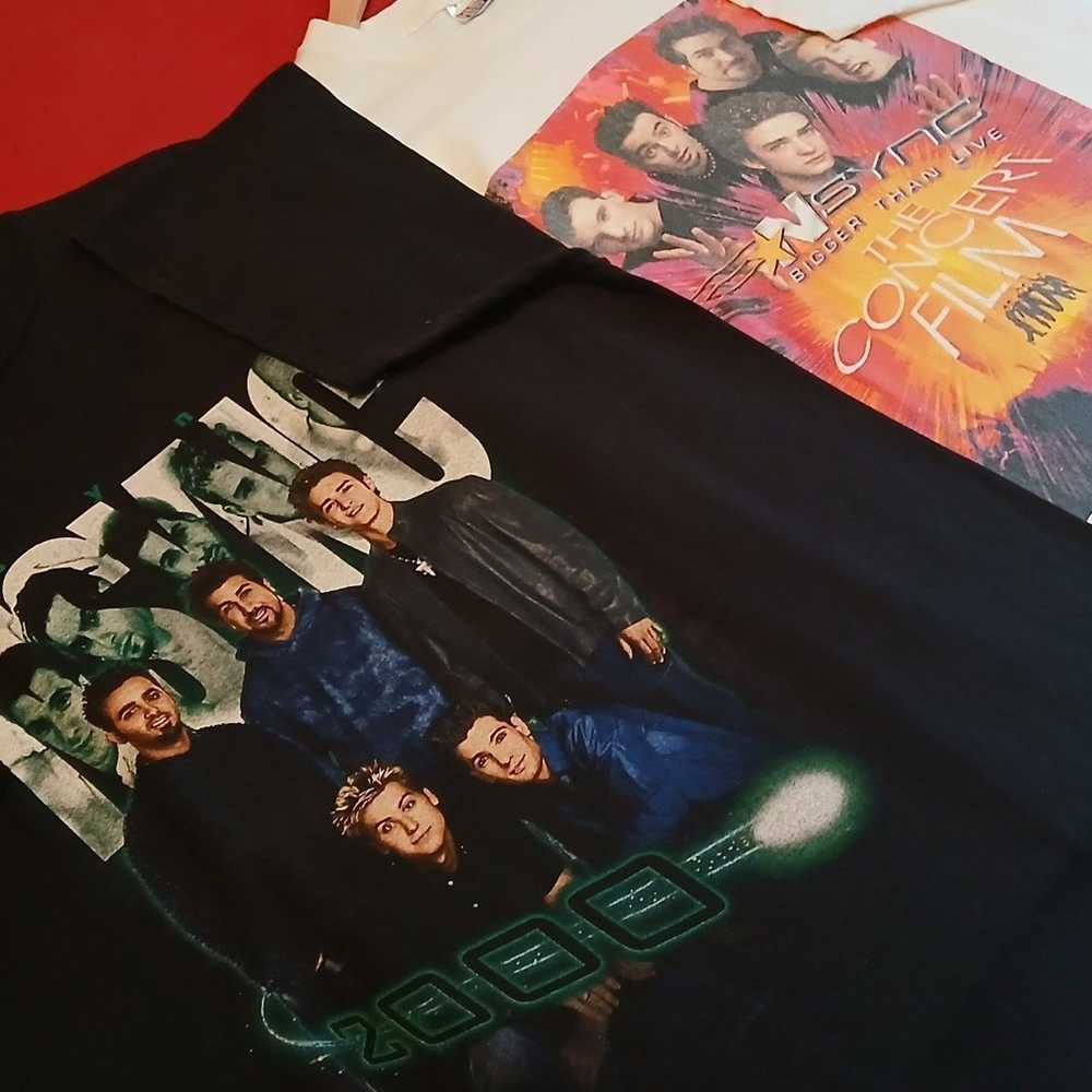 Pair of Vintage 2000 NSync Shirts Tees - Large - image 1