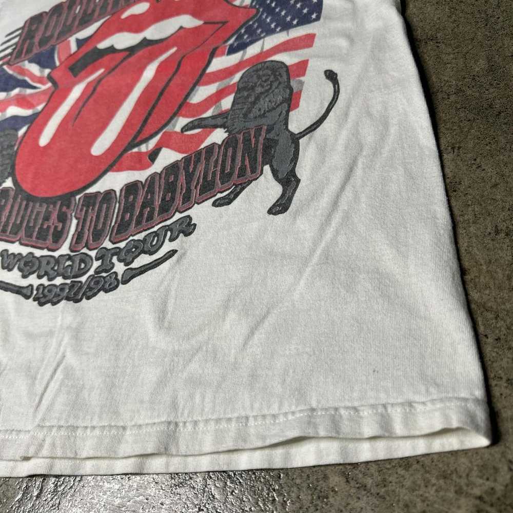 Vintage rolling stones 1998 shirt size L 90s vint… - image 3