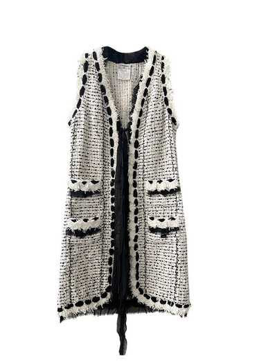 Product Details Chanel White Tweed Longline Waistc