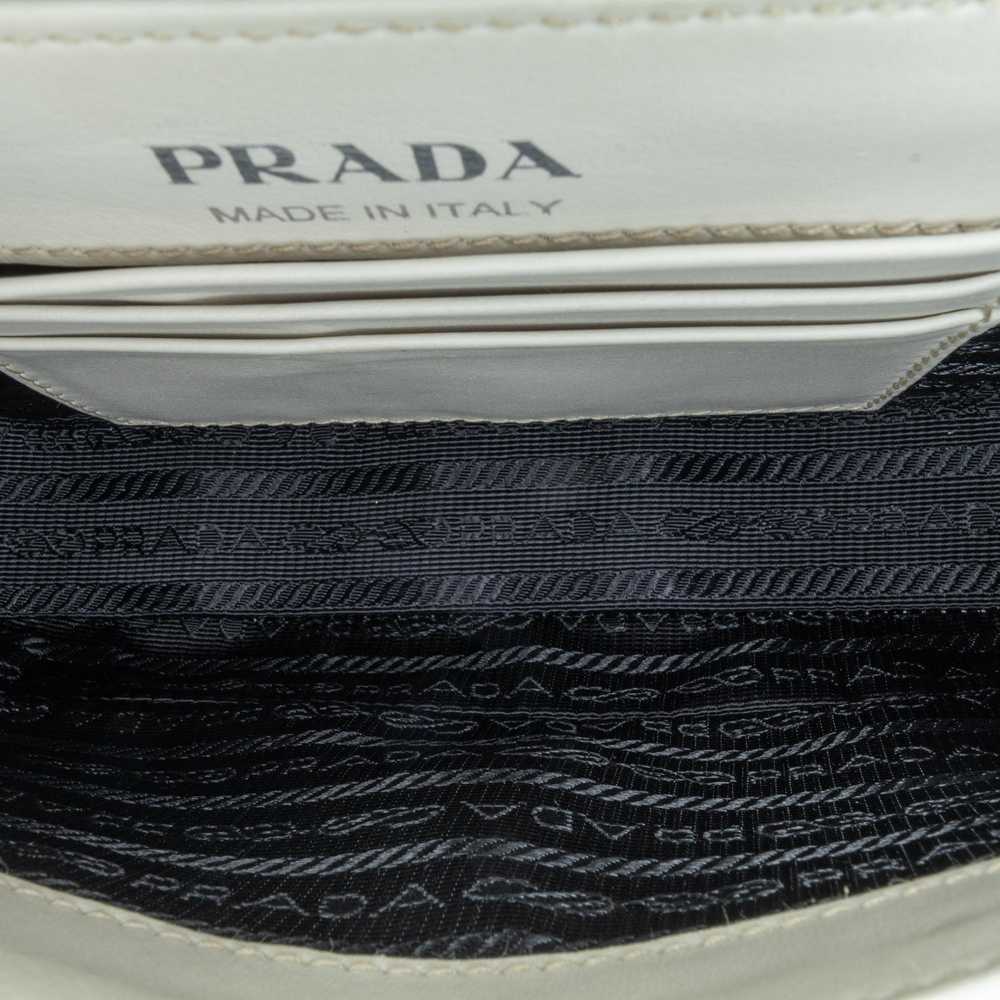 Product Details Prada White Saffiano Lux Chain Cr… - image 5