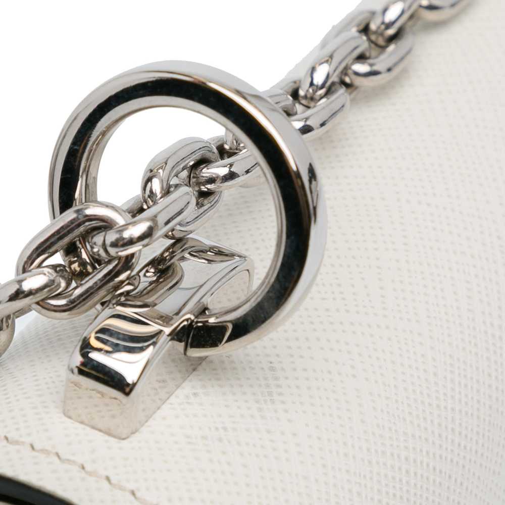 Product Details Prada White Saffiano Lux Chain Cr… - image 9