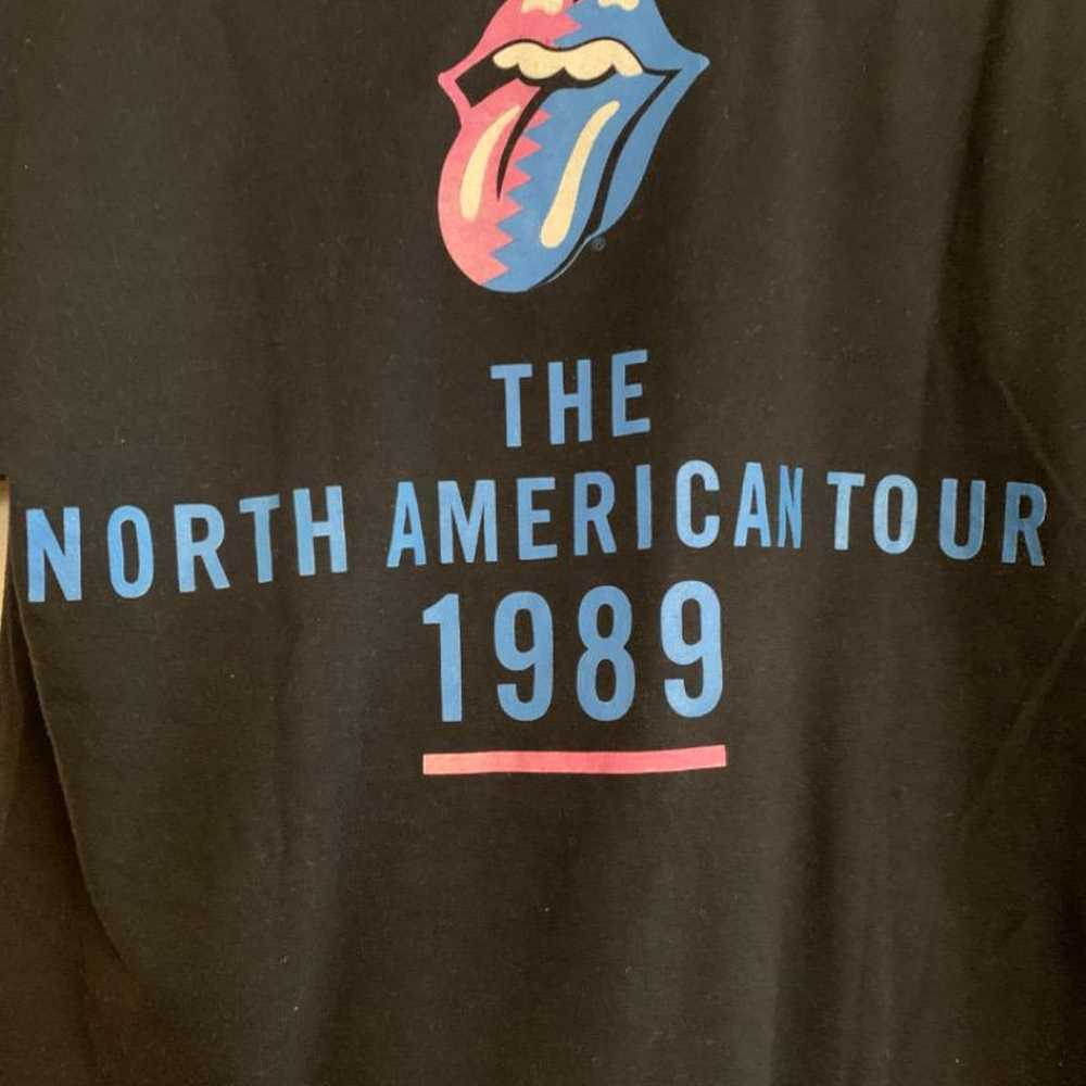 Rolling Stones 1989 Vintage T-shirt, Size L. - image 4