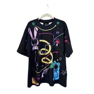 Shalaj disguise t shirt made in Korea abstract ar… - image 1