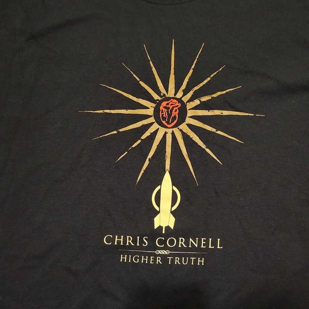 Chris Cornell Higher Truth Black 2015 Tour T-Shir… - image 2