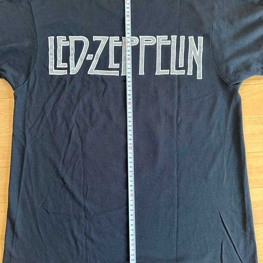 Red Led Zeppelin Zoso Logo Vintage T-Shirt - image 8