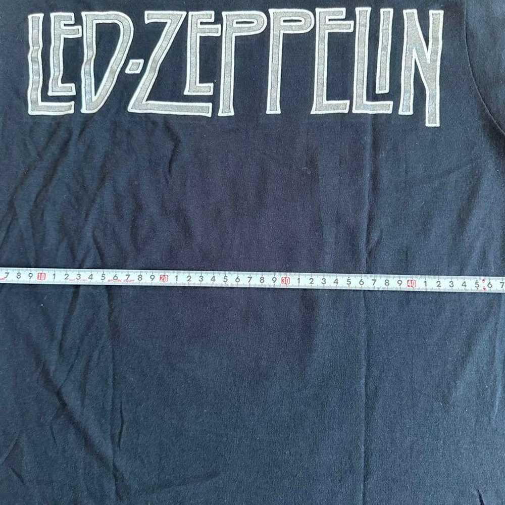 Red Led Zeppelin Zoso Logo Vintage T-Shirt - image 9