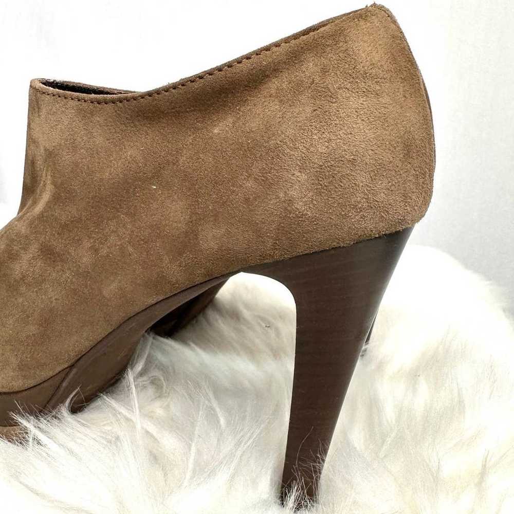 Daniel Footwear Brown Suede Leather Heeled Bootie… - image 5