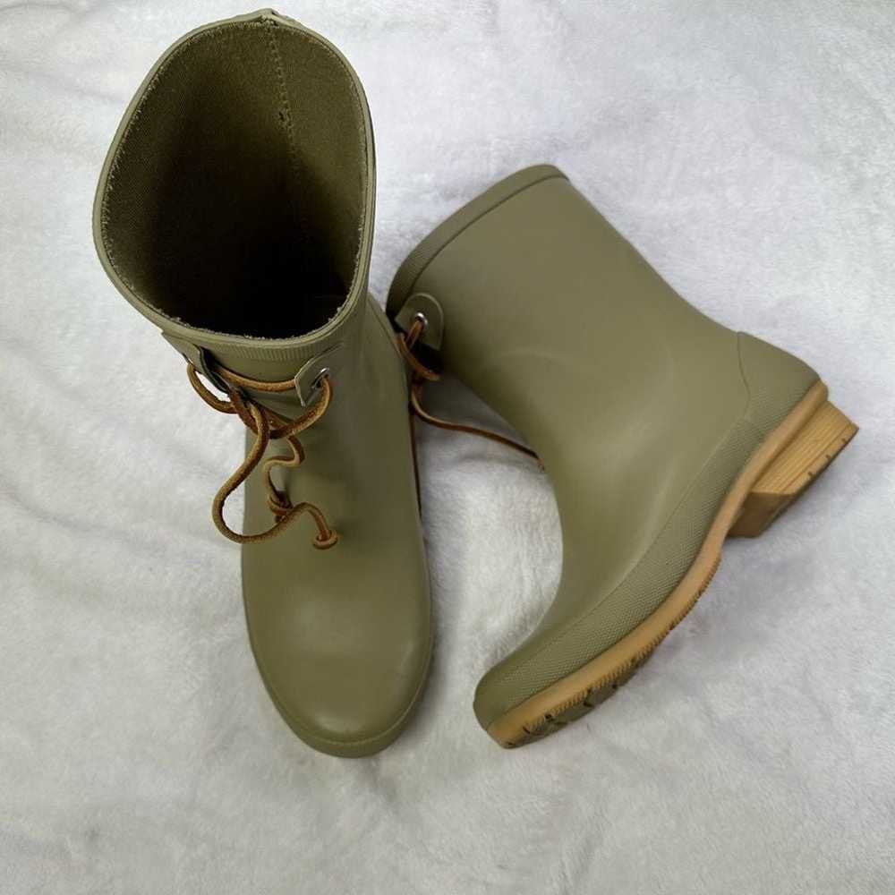 Chooka TIE MID RAIN BOOT - MOSS Size 7 - image 3