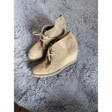 J crew suede wedge booties size 9 - image 1