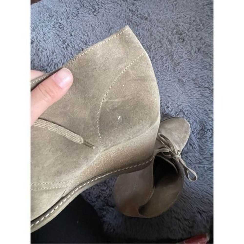 J crew suede wedge booties size 9 - image 2