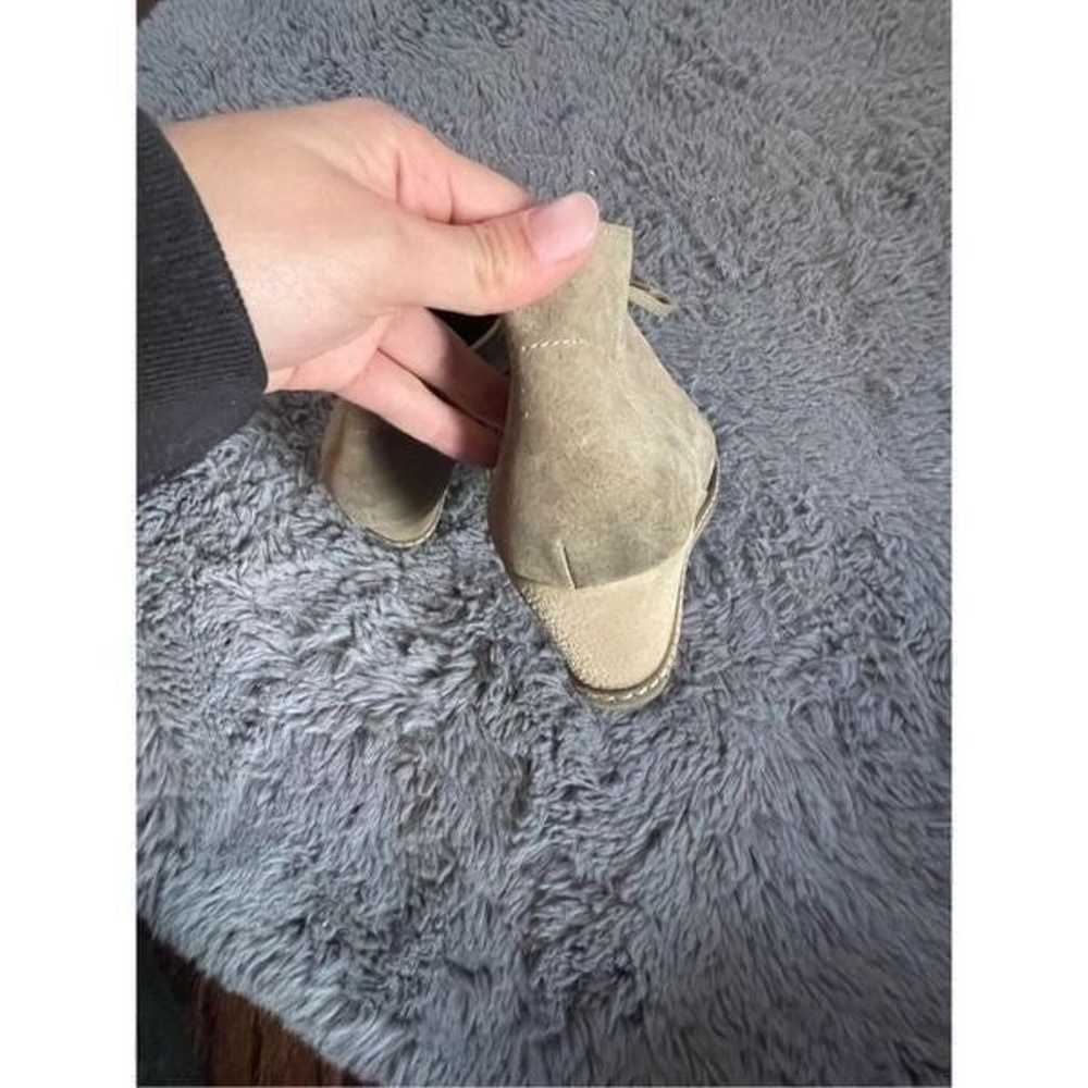 J crew suede wedge booties size 9 - image 4