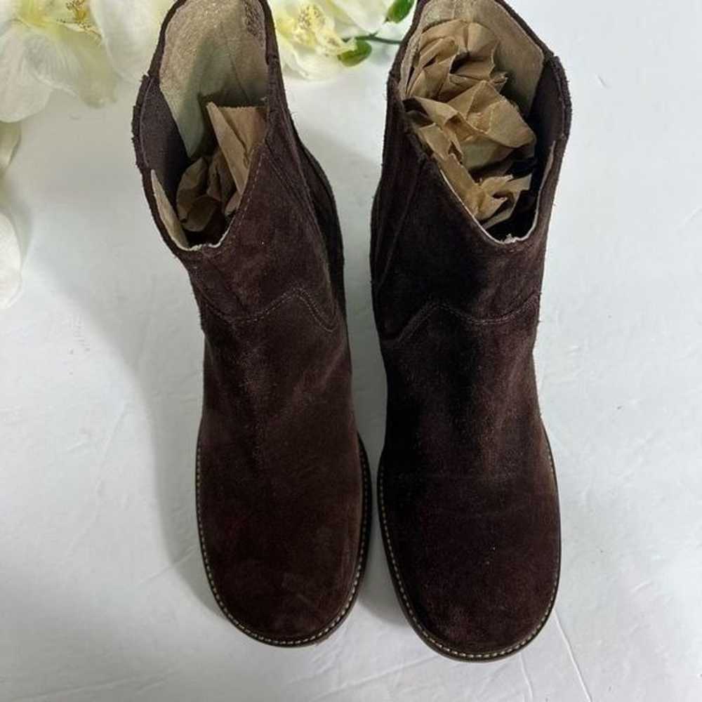 LL Bean Womens boots size 6 Vintage Brown Leather… - image 11