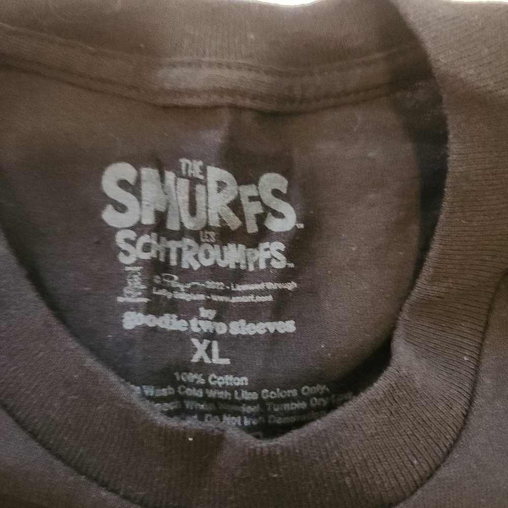 Smurfs size XL Black T-shirt - image 4