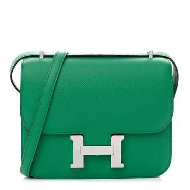 HERMES Epsom Constance 18  Vert Jade