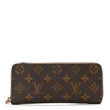 LOUIS VUITTON Monogram Clemence Wallet Fuchsia