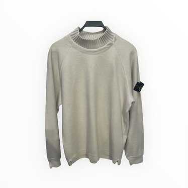 STONE ISLAND/Heavy Sweater/M/Polyester/CRM/2 LAYE… - image 1