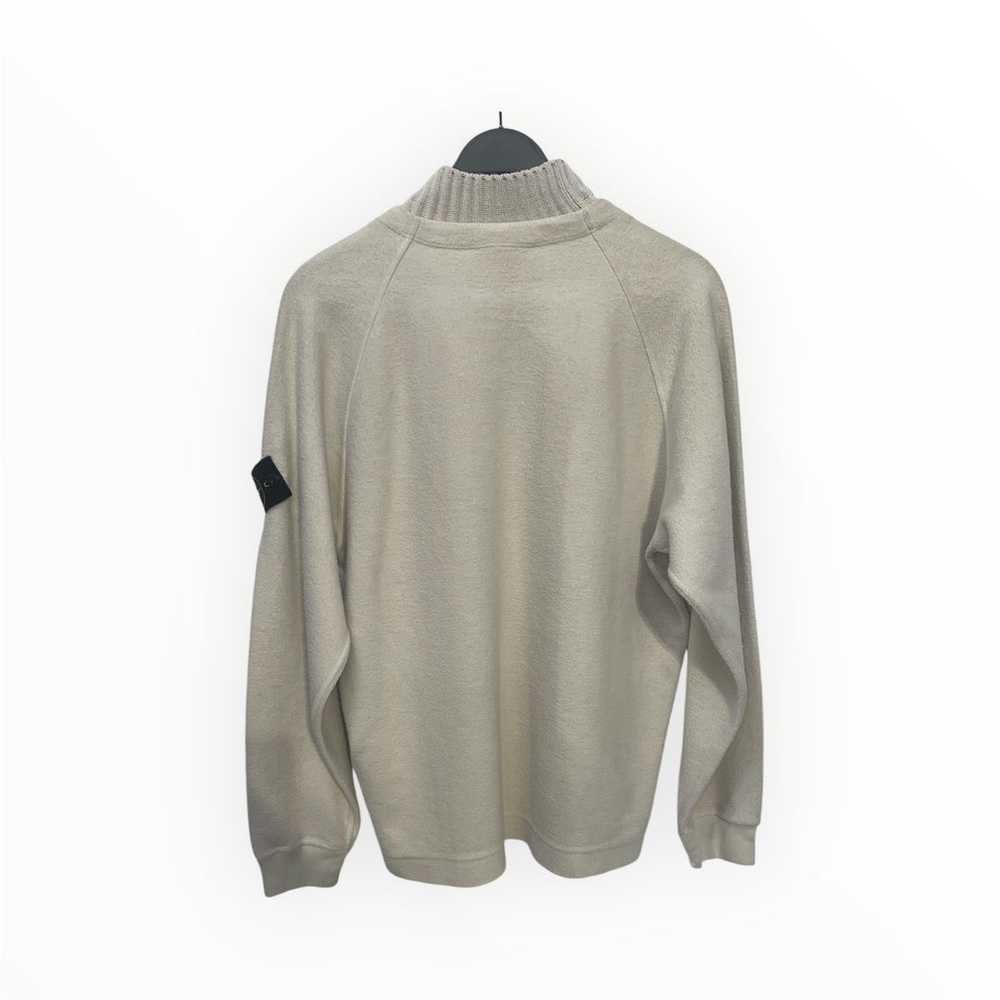 STONE ISLAND/Heavy Sweater/M/Polyester/CRM/2 LAYE… - image 2