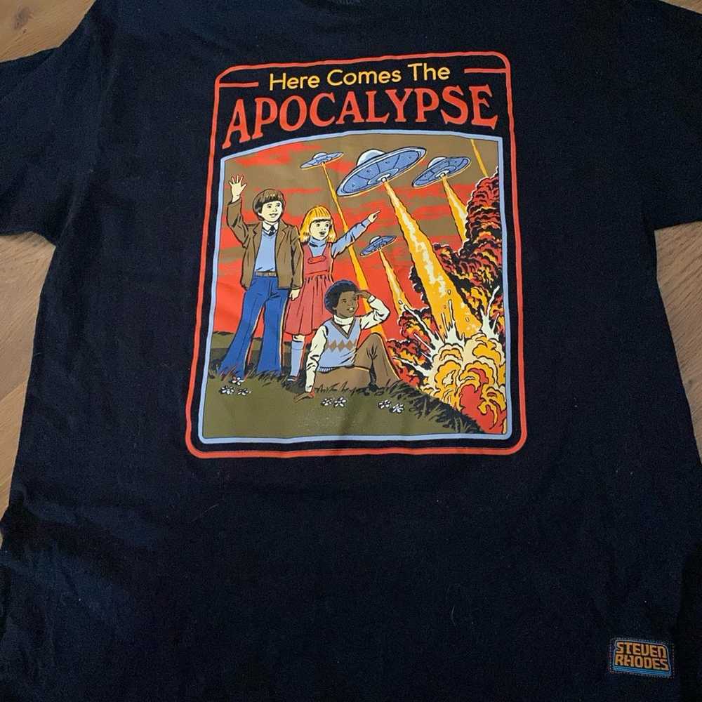 Steven Rhodes fun shirt Apocalypse - image 1