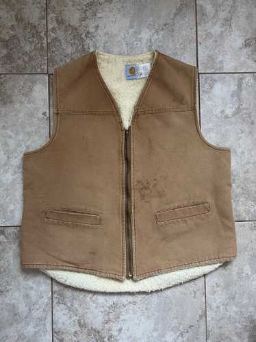 Carhartt 1985 6SV Canvas & Faux Sherpa Vest (L) |…