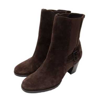 Cole Haan Brown Suede Callan Ankle Boots Booties … - image 1