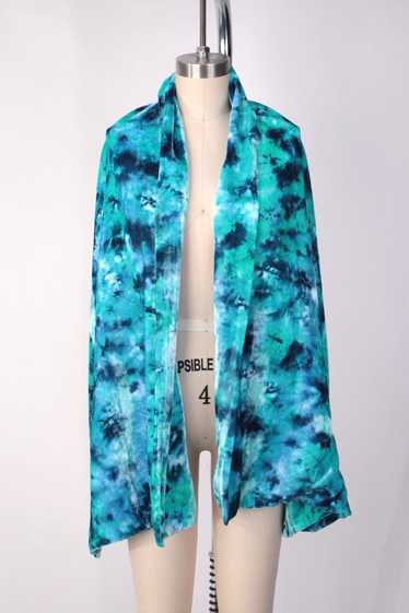 1990s Todd Oldham Velvet Ice Dye Shawl