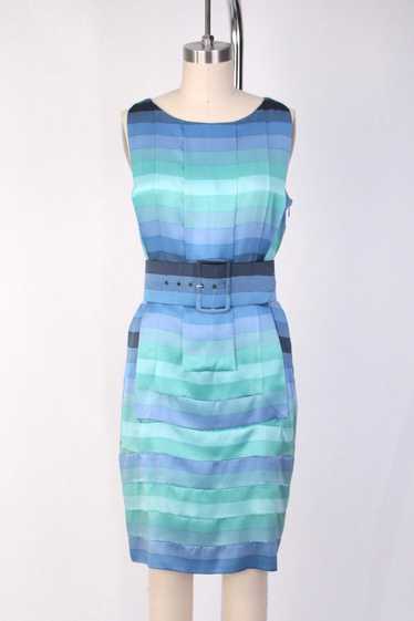 Laura Biagiotti Silk 3D Geometric Dress