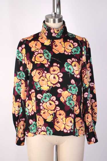 Dries Van Noten Silk Floral Blouse