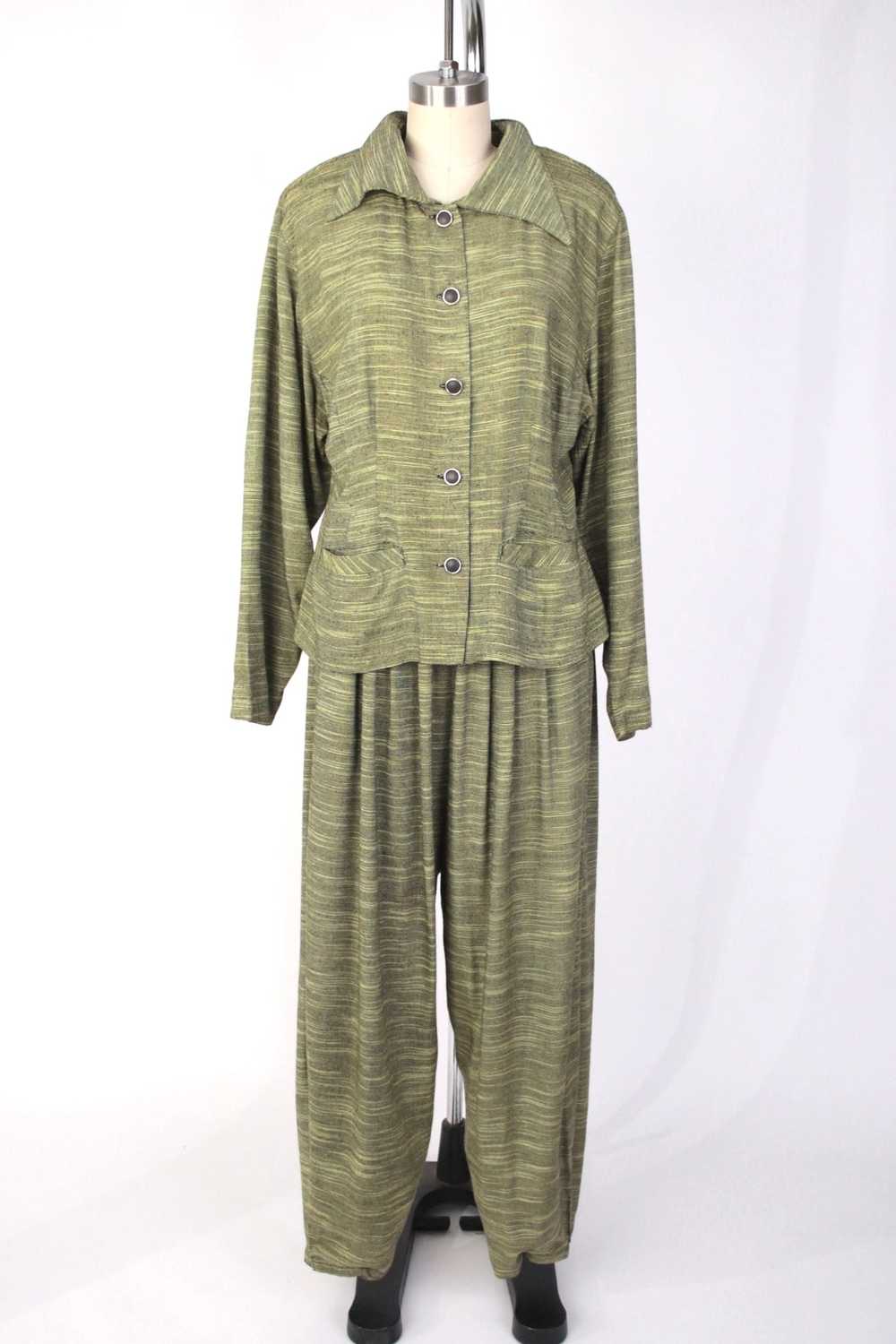 1990s Outback Woven Pant Set - image 8