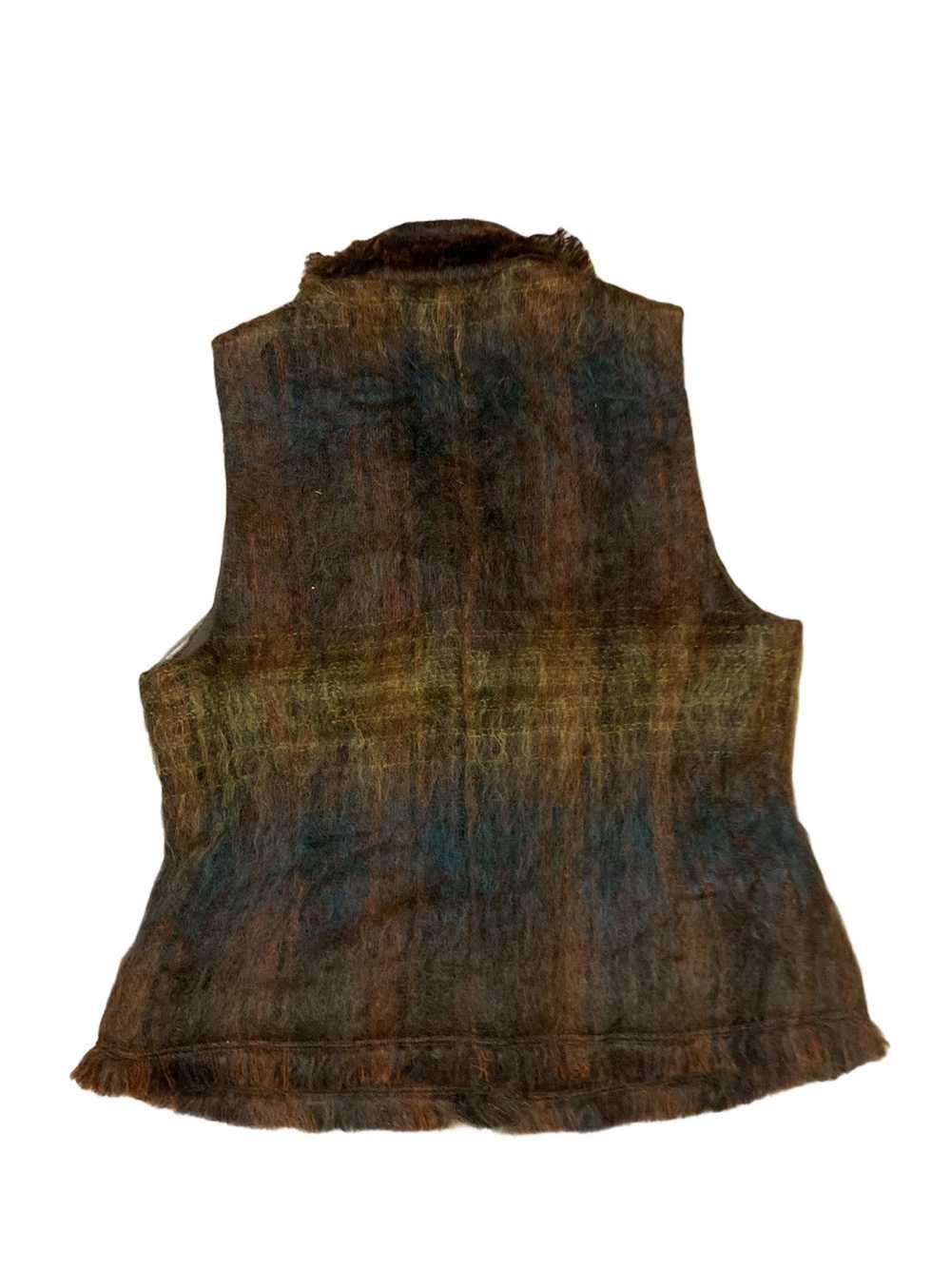 Japanese Brand Multicolour Furry Vest by Senso-Un… - image 2