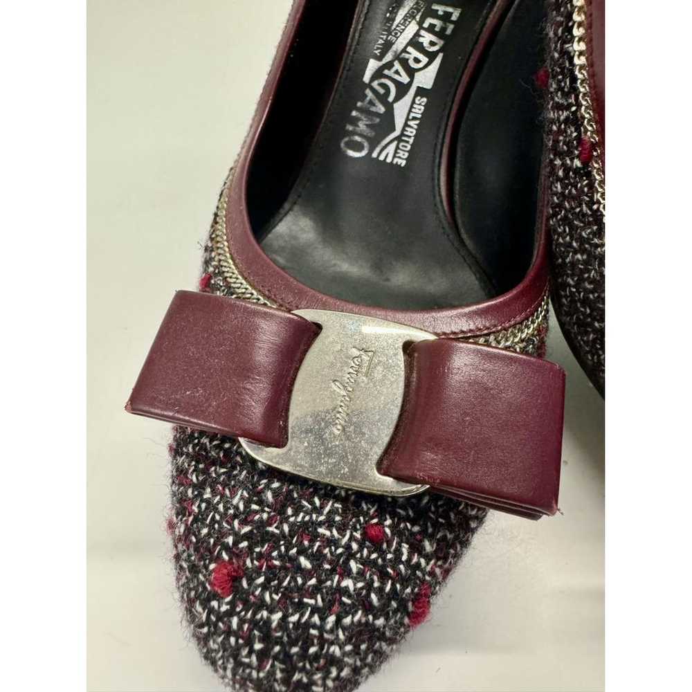 Salvatore Ferragamo Tweed heels - image 2