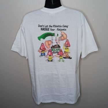 VTG 90s Flonase Adult XL T-shirt Promo Tee White … - image 1