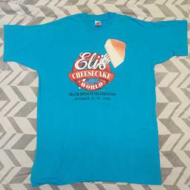 Vintage Eli's cheesecake World 1996 Tee Shirt Sin… - image 1