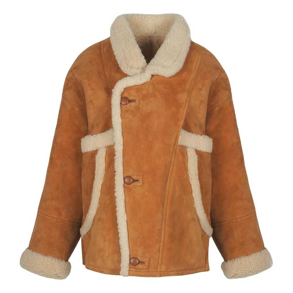 Sandro Spring Summer 2021 shearling peacoat - image 1