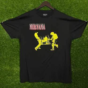 Vintage nirvana rock band T-shirt size XL - image 1