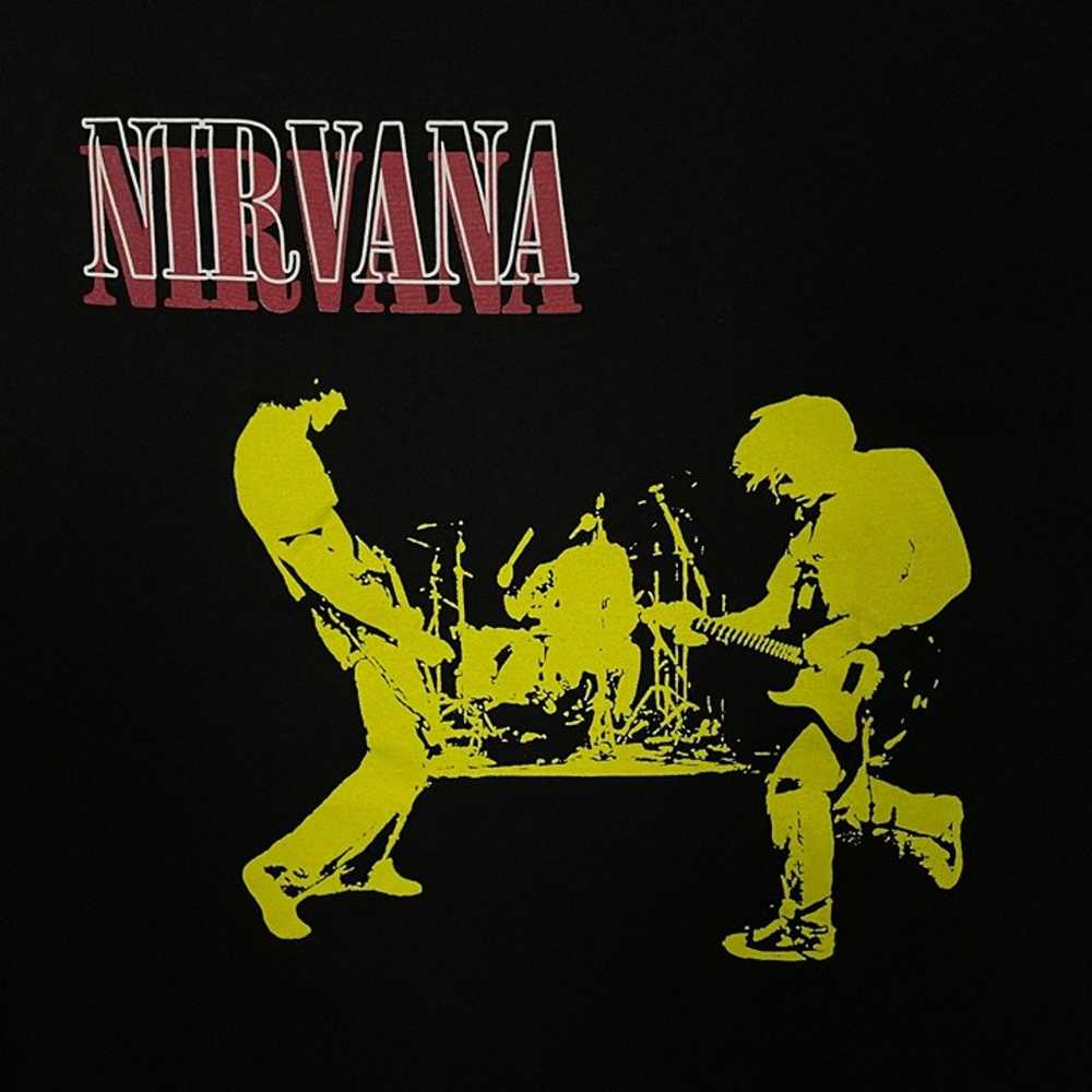 Vintage nirvana rock band T-shirt size XL - image 2